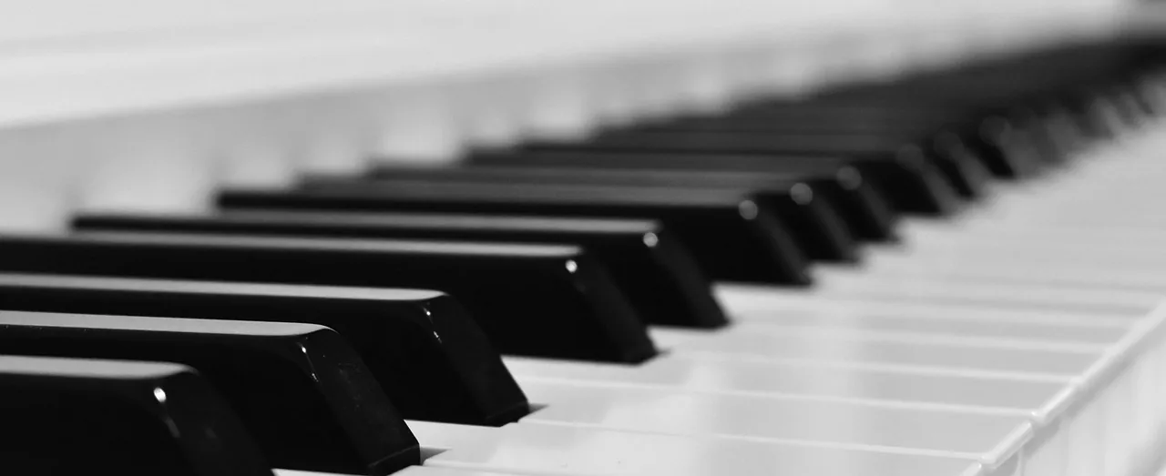 Black and white piano keys Black and white piano keys